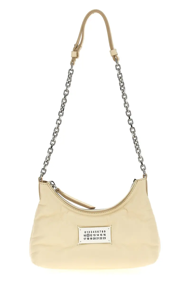 Borsa A Spalla Glam Slam Hobo Micro Bianco