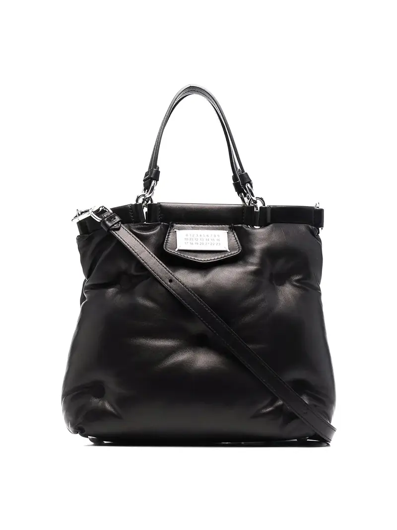Borsa piccola Glam Slam in pelle Nero