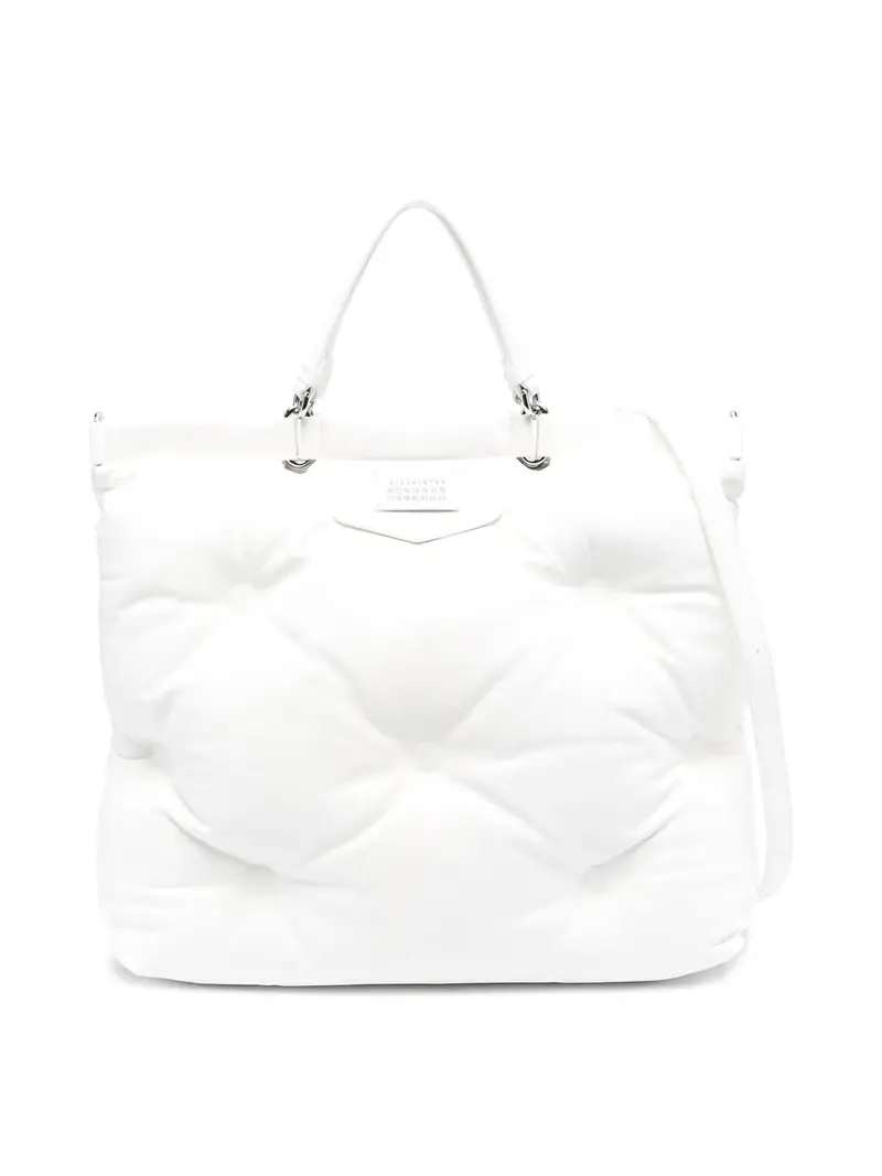 Borsa tote grande Glam Slam Bianco