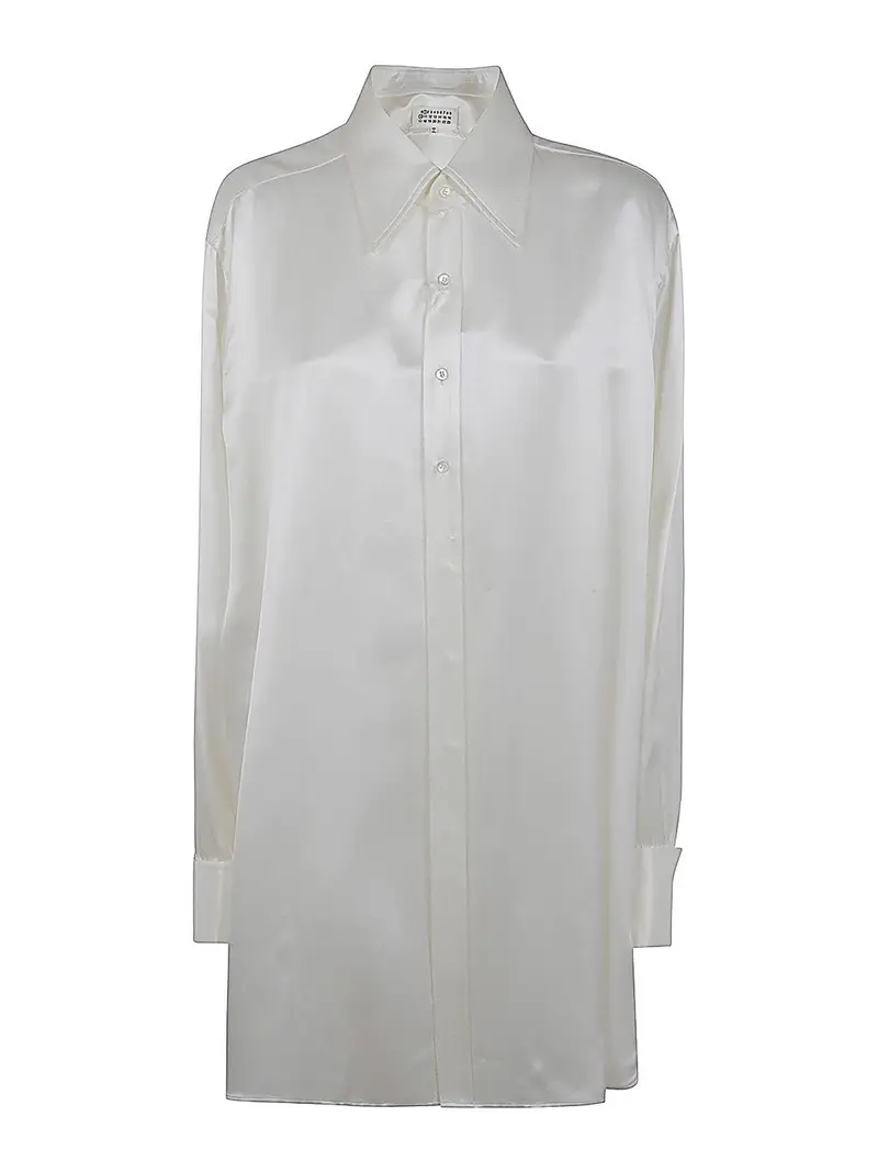 Camicia a maniche lunghe Bianco