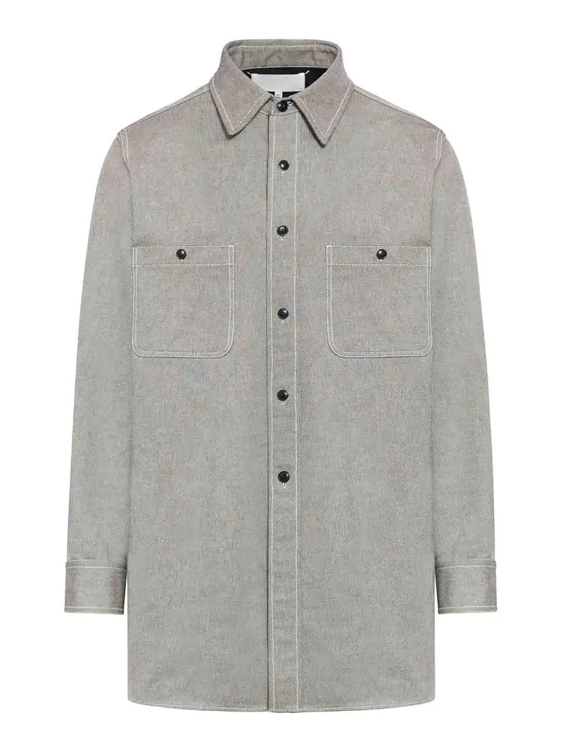 Camicia a maniche lunghe Grigio