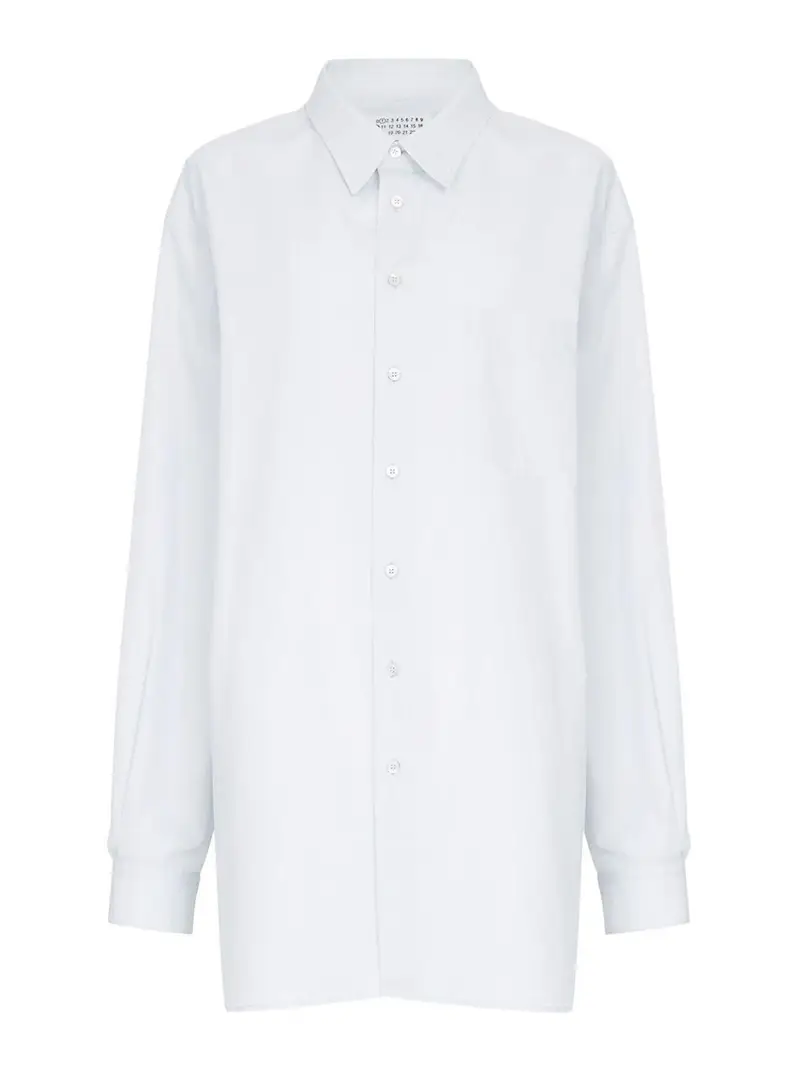 Camicia azzurra oversize Blu