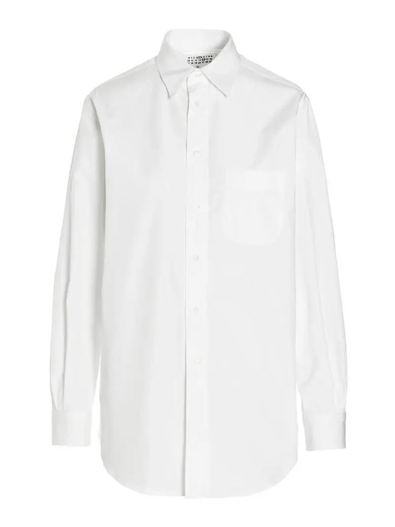 Camicia in cotone Bianco