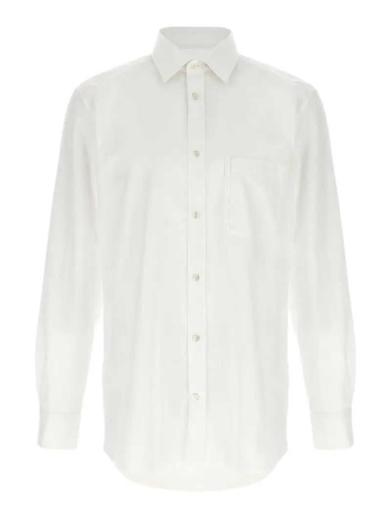 Camicia in cotone bianco