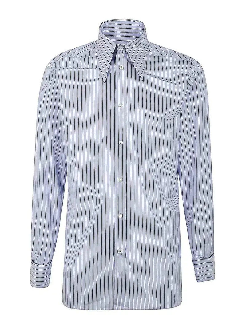 Camicia in cotone Blu
