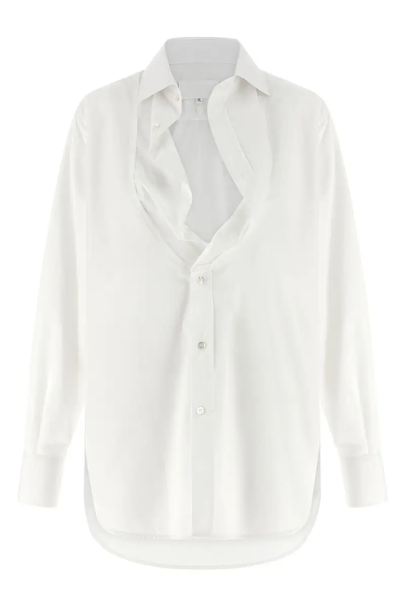 Camicia Popeline Bianco