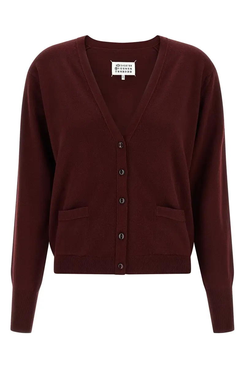 MAISON MARGIELA Cardigan Bordeaux 4106356