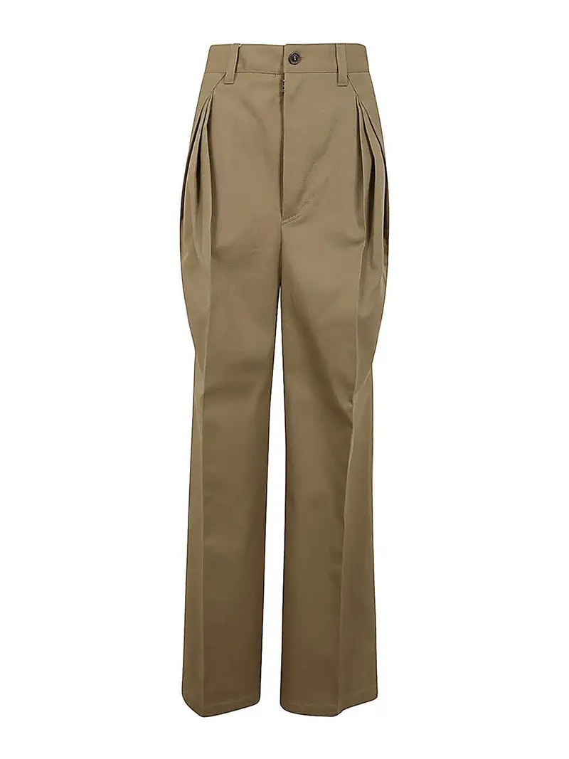 Casual beige Pants Marrone