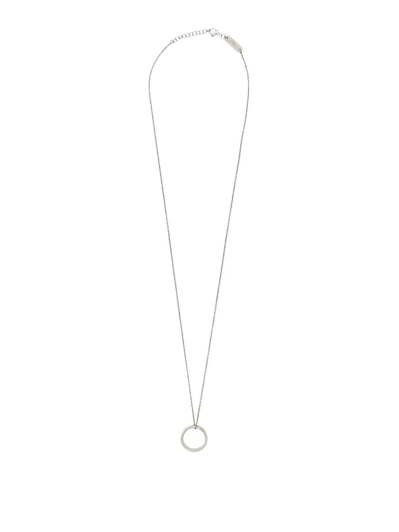 Collana con pendente logo Argento