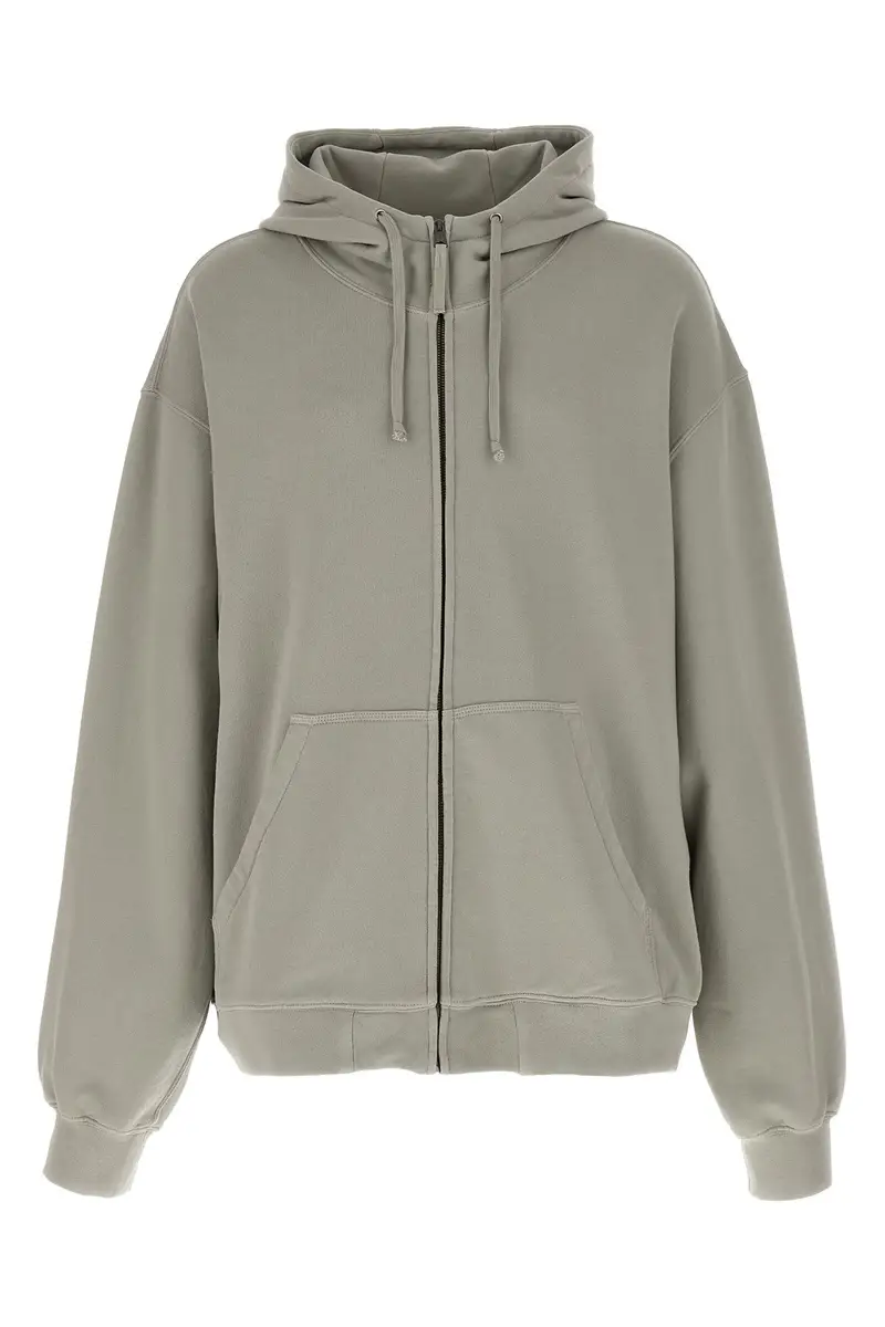 Felpa Con Cappuccio Numeric Signature Mm6 Grigio