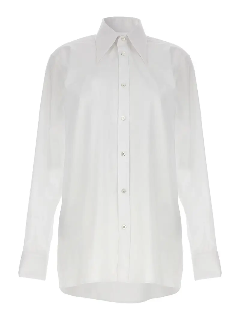 Lunga camicia Bianco