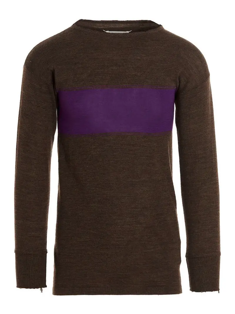 Maglia con dettagli a contrasto Multicolore