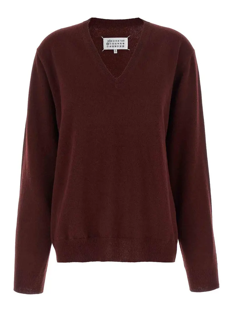 Maglia Quattro Punti Rosso Scuro