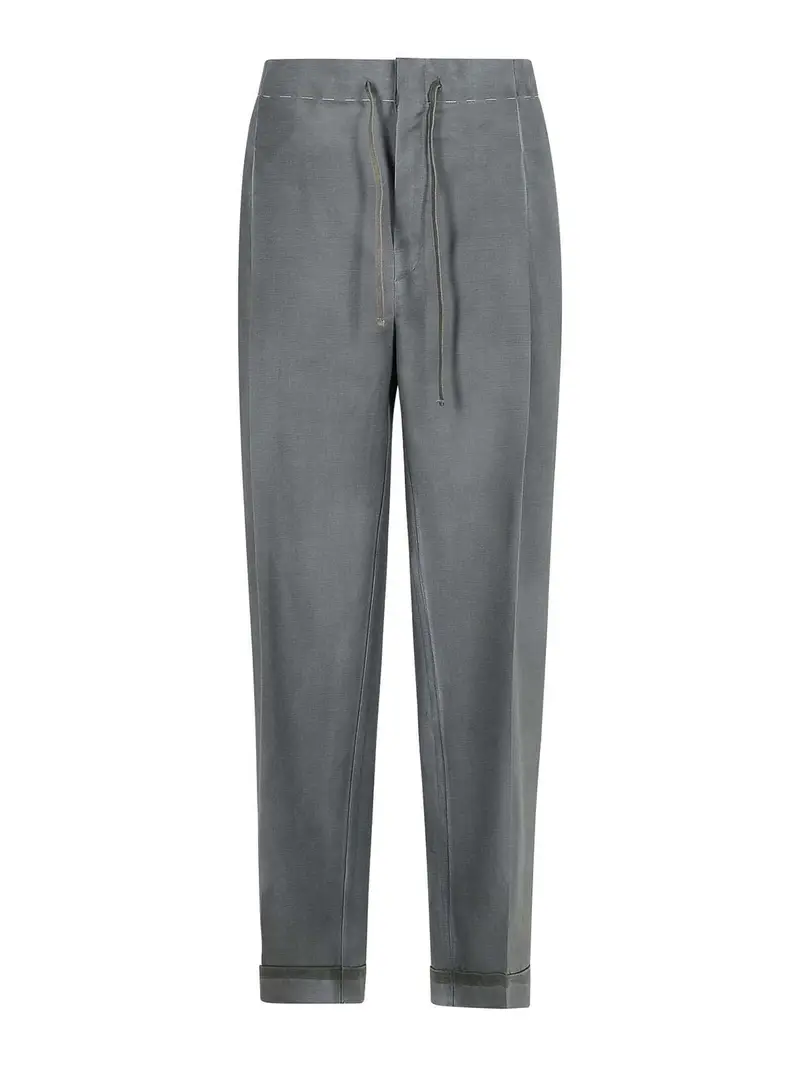 Pantaloni grigi mohair Grigio