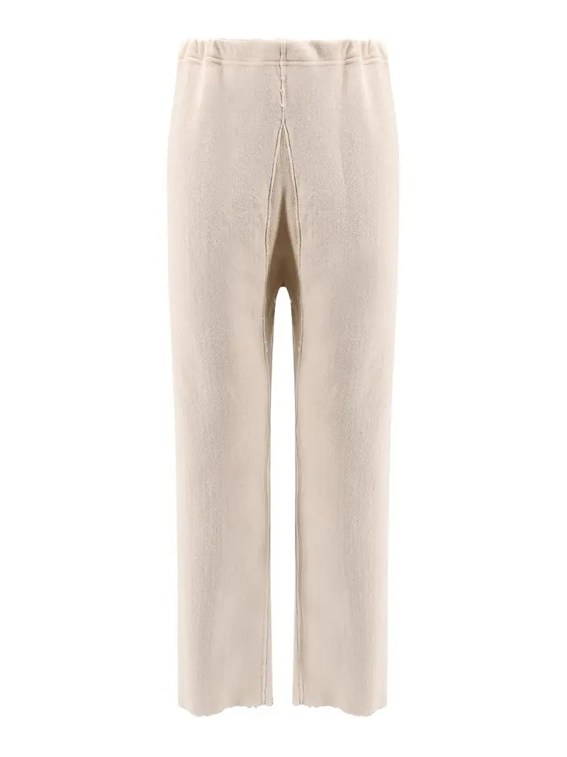 Pantaloni Jogger in Cotone Bianco