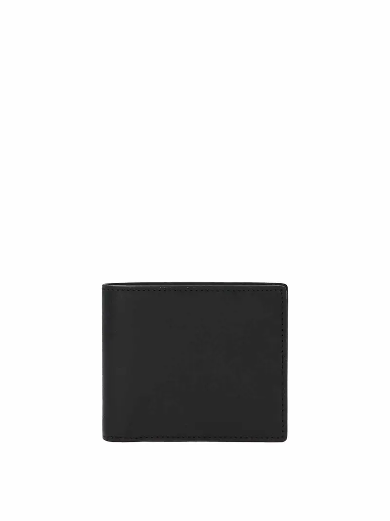 Portafoglio con cuciture Nero