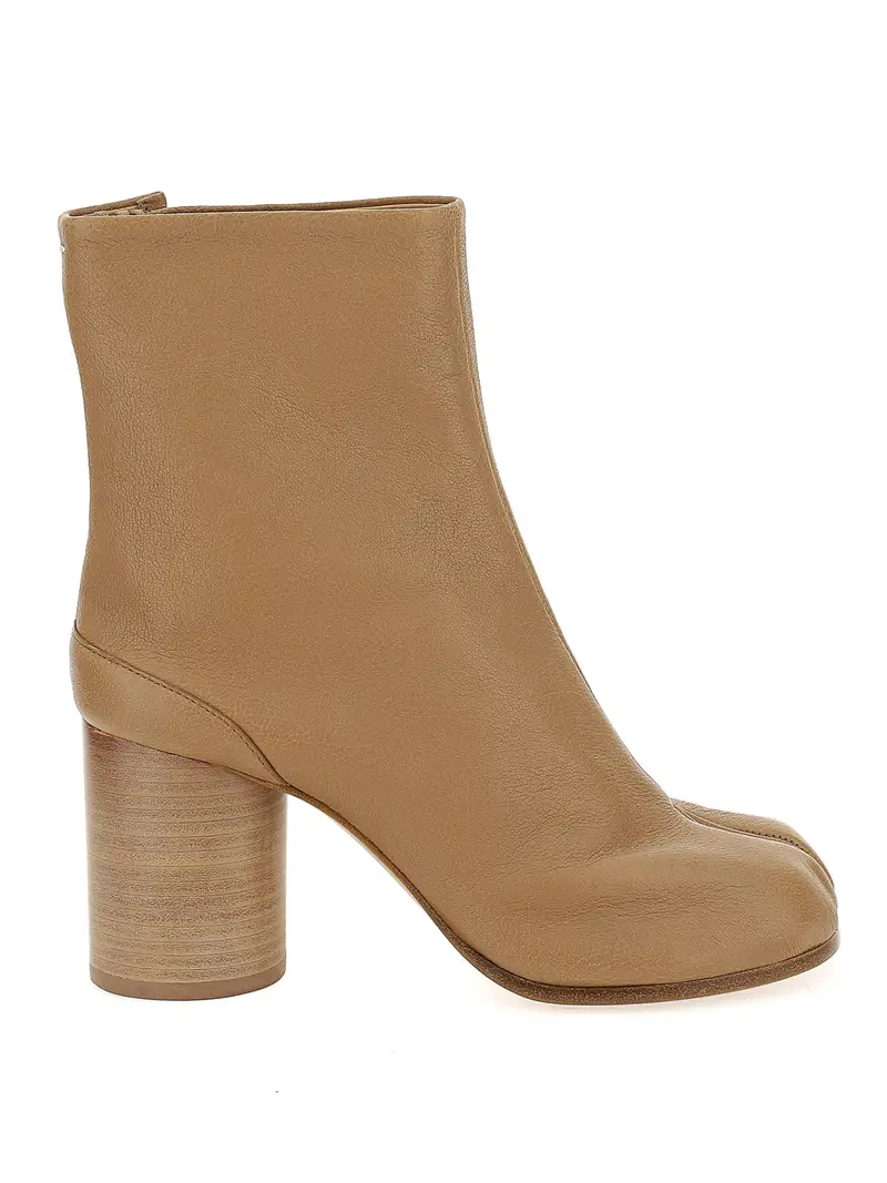 Stivaletti in pelle Tabi Cammello