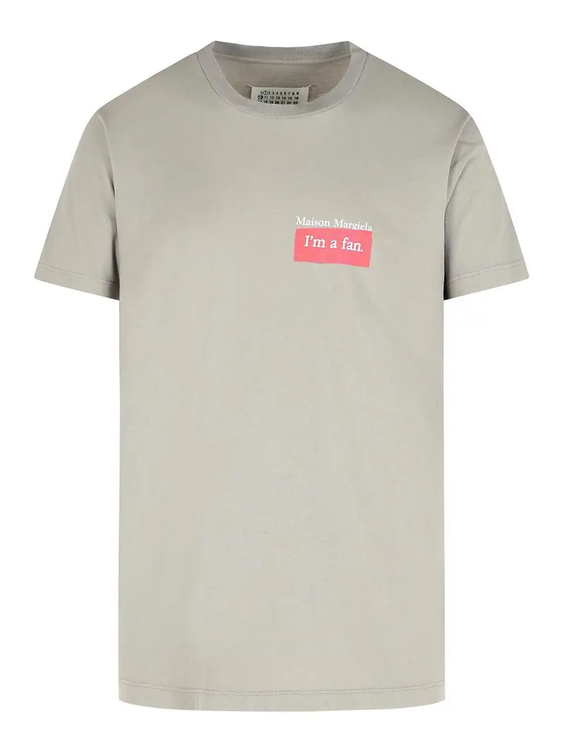 T-shirt di cotone grigio