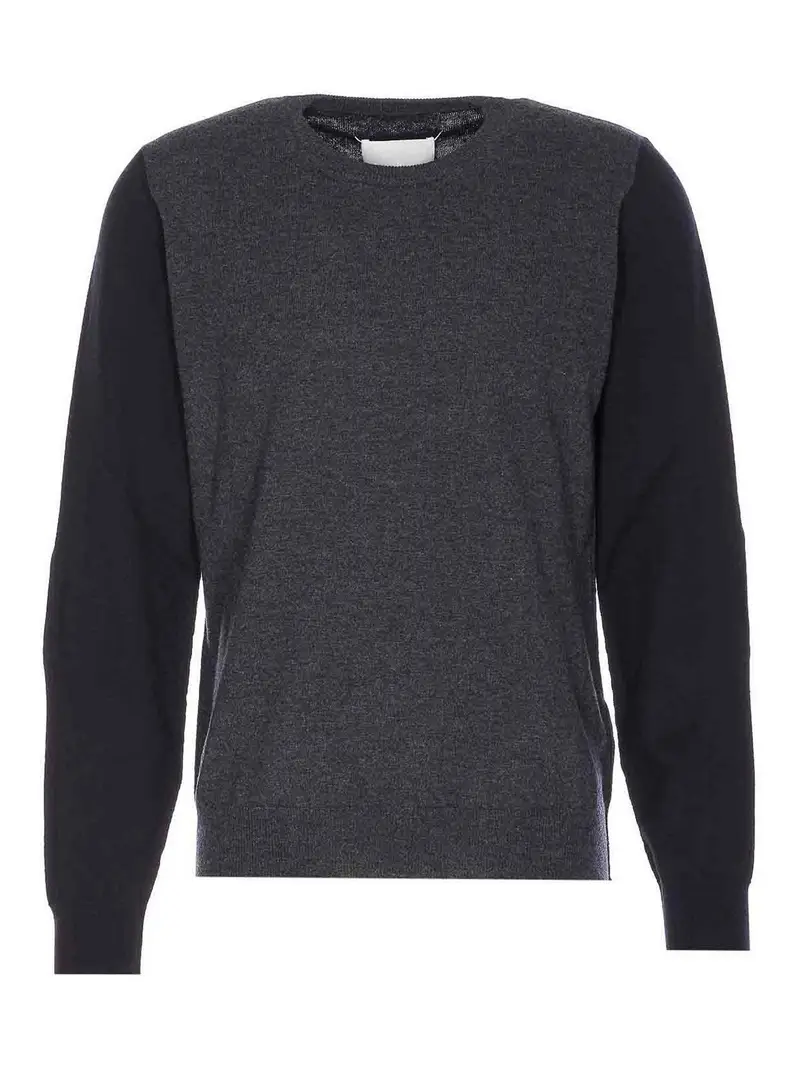 Two Tone Sweater Nero