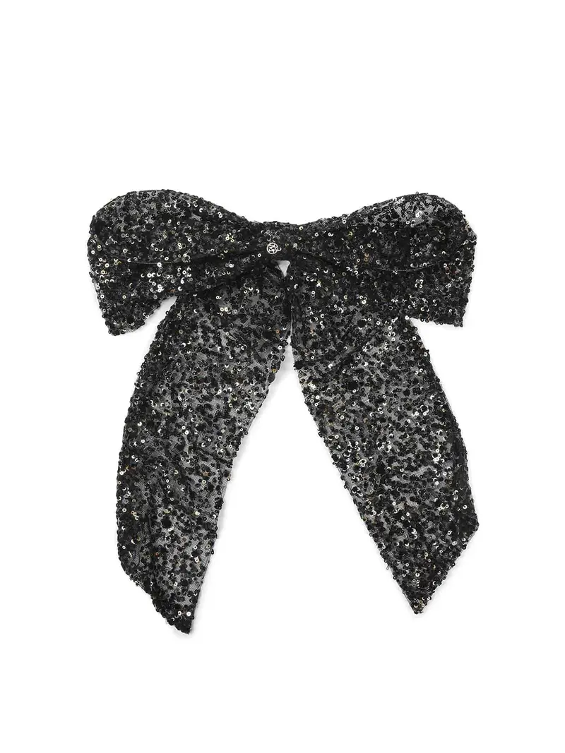 Fermaglio per capelli Nero