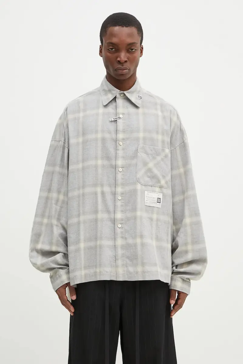 Both Fronts L/S Shirts colore grigio A14SH081