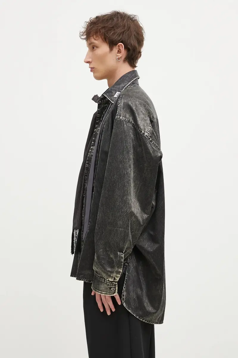 camicia Accessories Mixed Longsleeve Shirts uomo colore nero J13SH185 miniatura 2