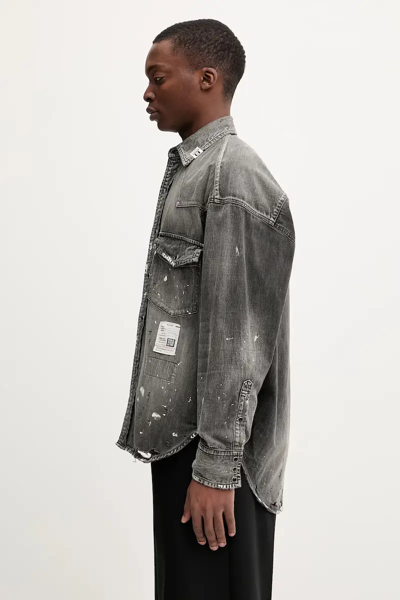 Maison MIHARA YASUHIRO Jeans Uomo Grigio 3944101 miniatura 2