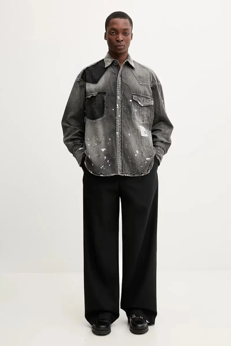 Maison MIHARA YASUHIRO Jeans Uomo Grigio 3944101 miniatura 5