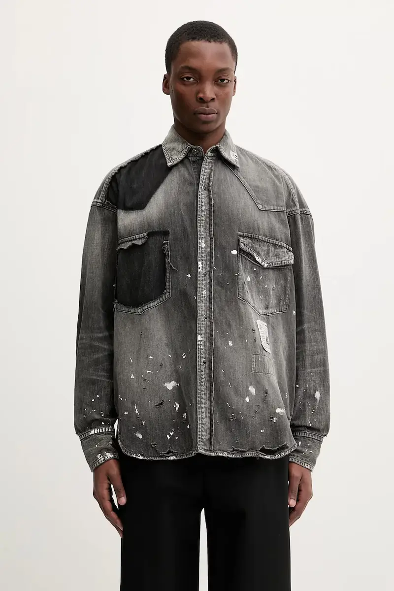 Maison MIHARA YASUHIRO Jeans Uomo Grigio 3944101