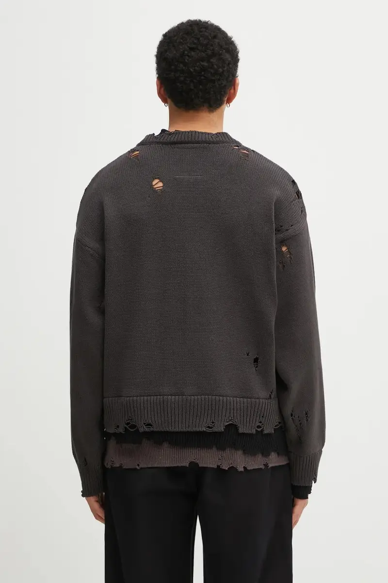 maglione uomo colore nero A15SW532 miniatura 3