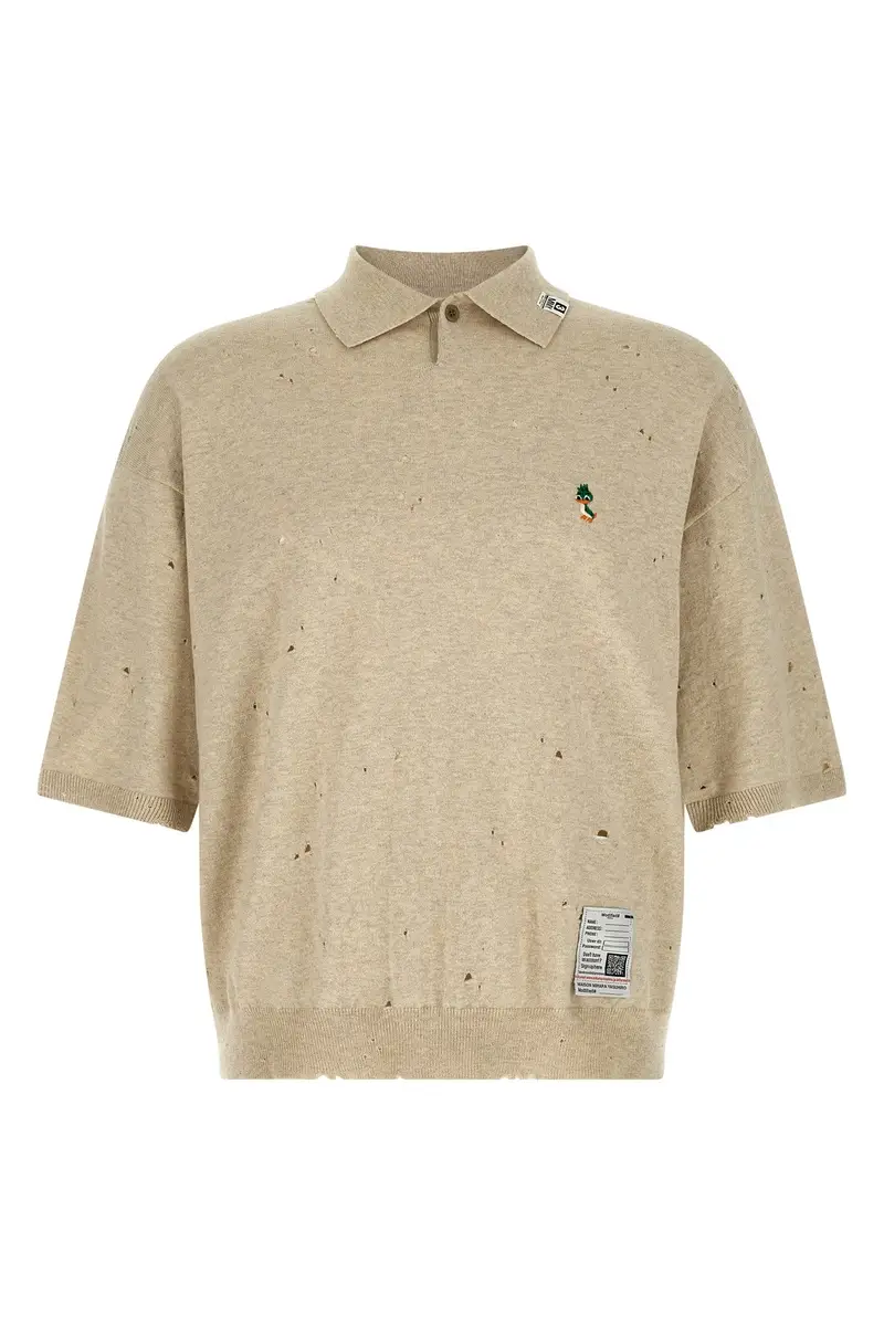 Polo Ricamo Beige