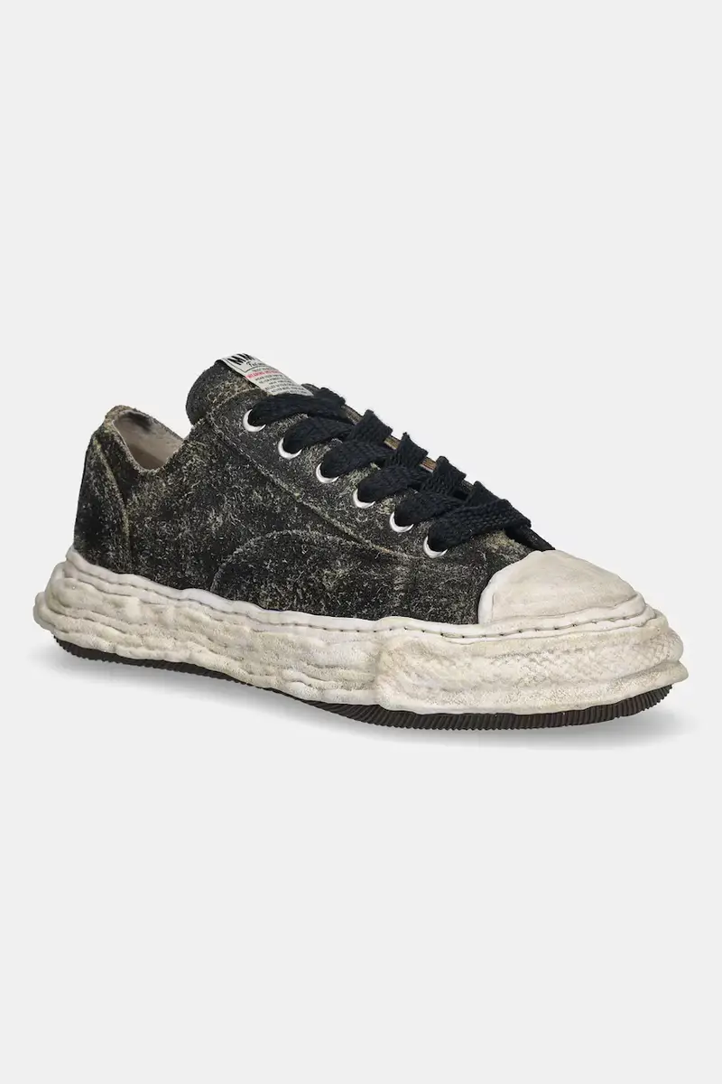 scarpe da ginnastica in camoscio colore nero A15FW724