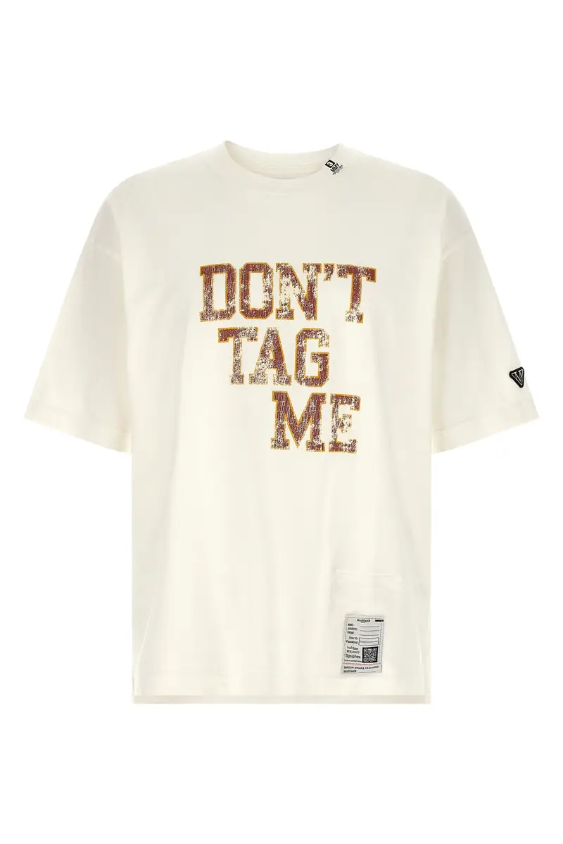 T-Shirt Don t Tag Me Bianco