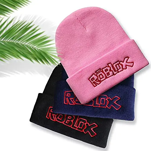 MAJEQZGY Roblox - Berretto in paglia Roblox invernale, morbido berretto da sci, idea regalo per bambini di età compresa miniatura 3