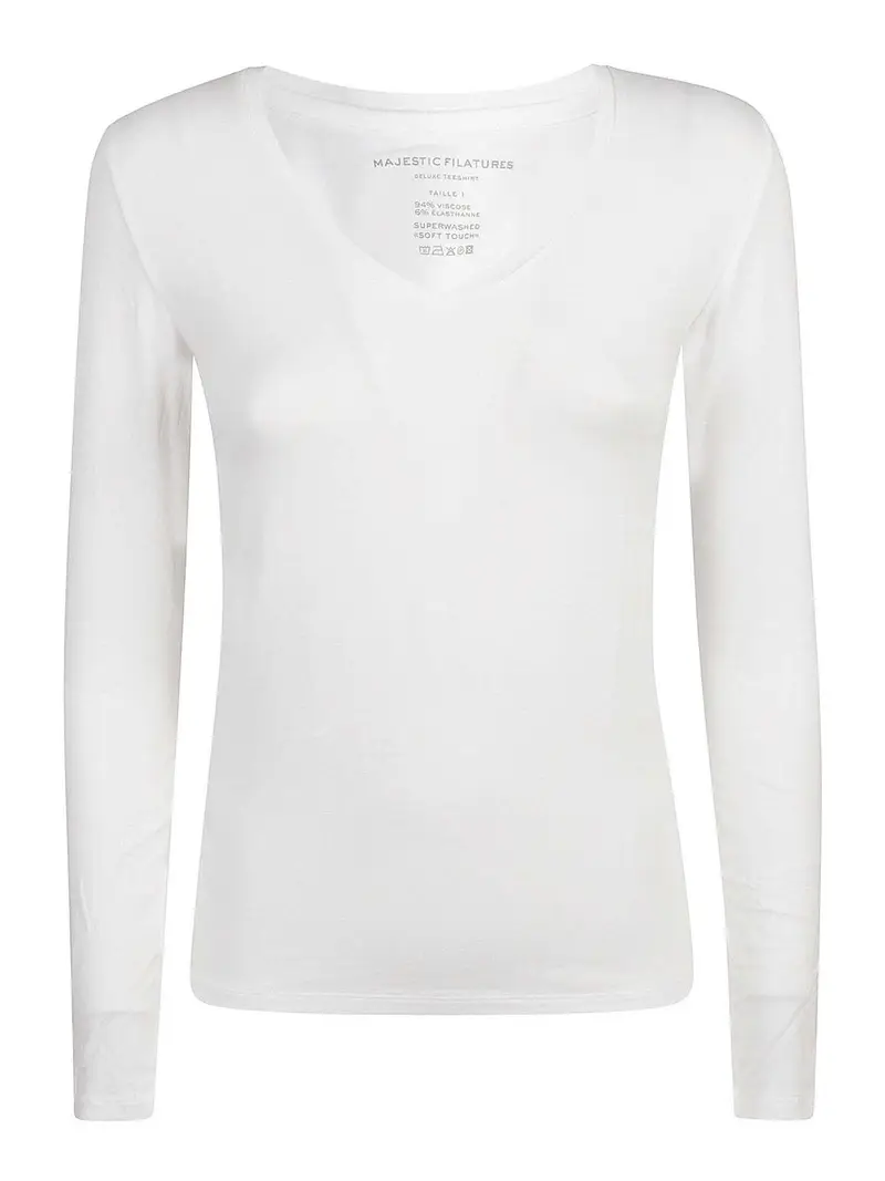 Majestic Filatures T-shirt Bianco 3263931