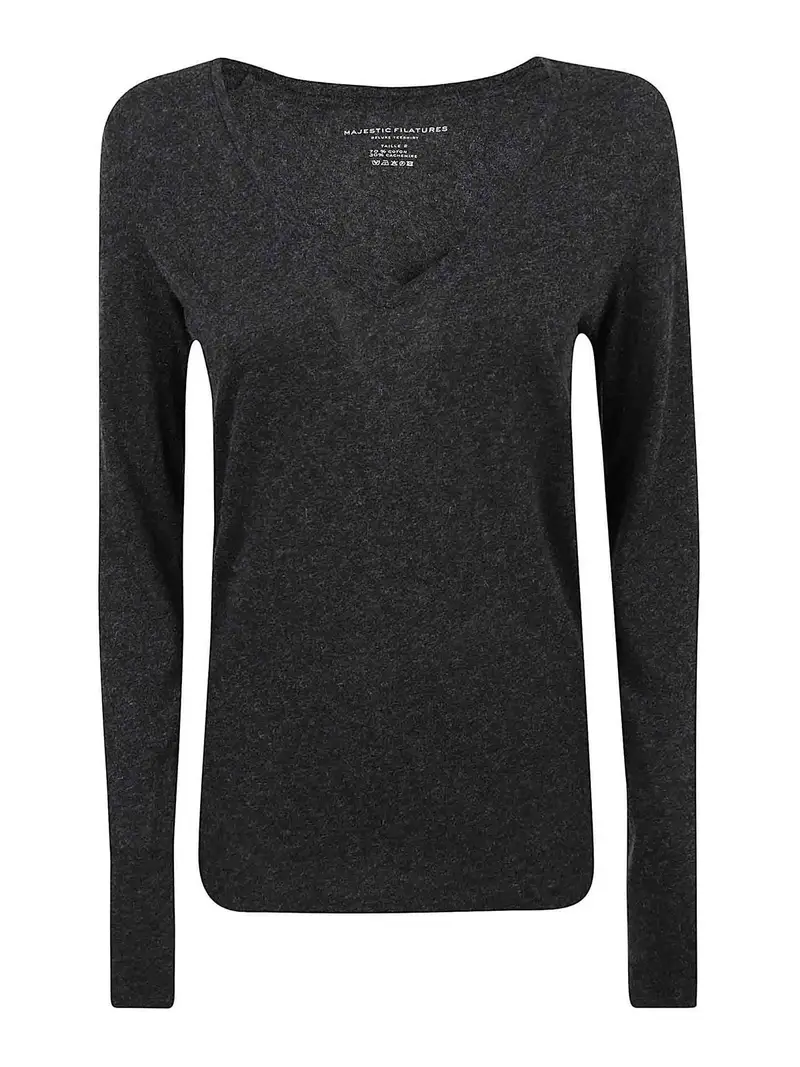 Majestic Filatures T-shirt Grigio 4126799