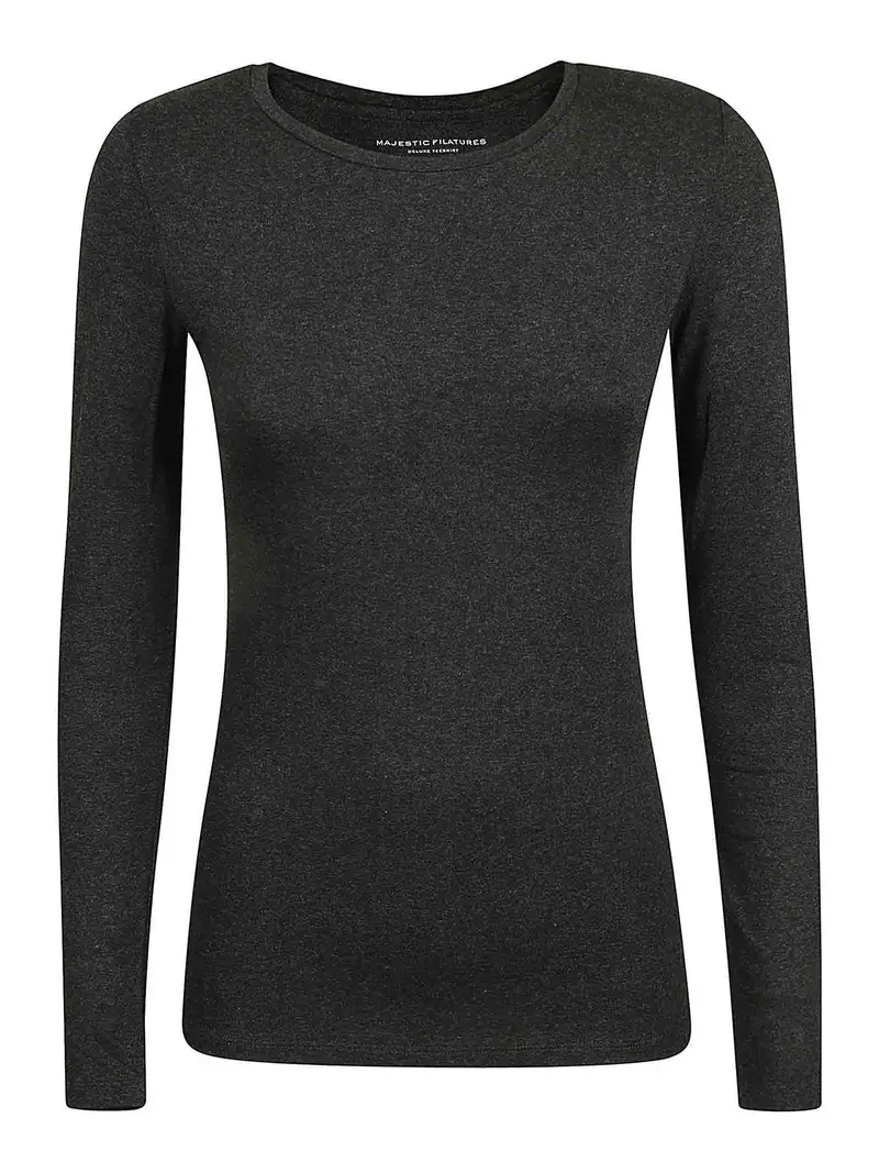 Majestic Filatures T-shirt Grigio 3297491