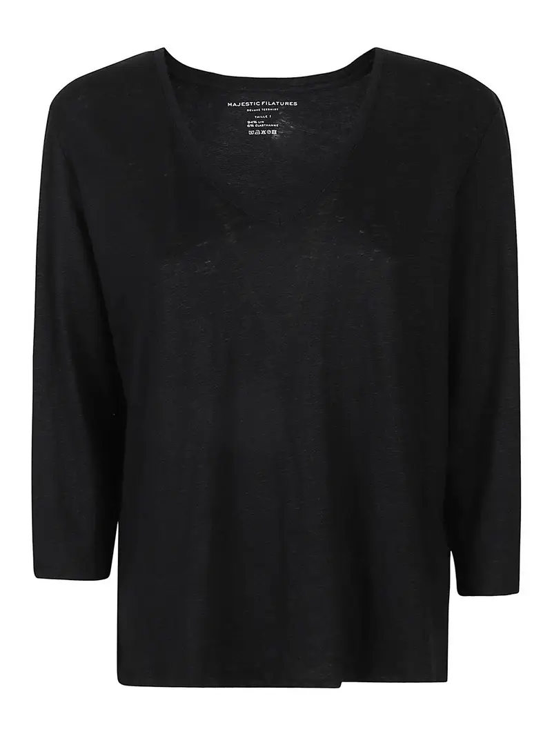 Majestic Filatures T-shirt Nero 4309955