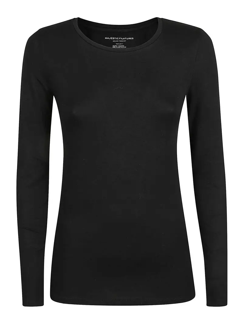 Majestic Filatures T-shirt Nero 3333663