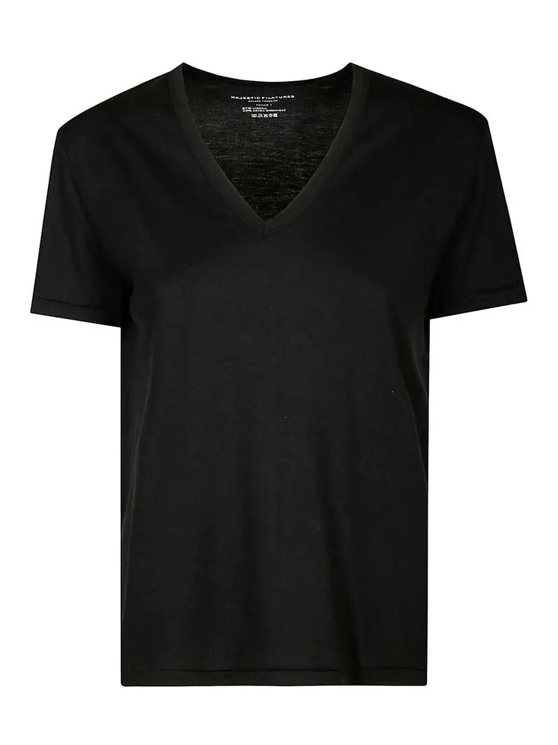 Majestic Filatures T-shirt Nero 3870601