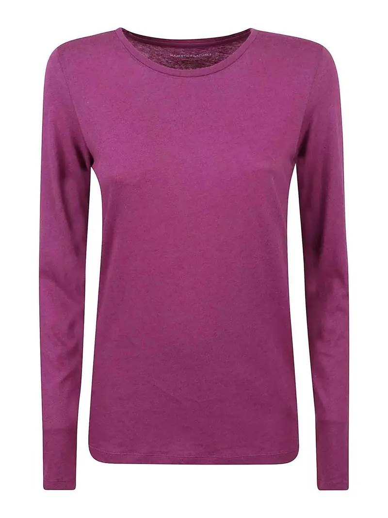 Majestic Filatures T-shirt Viola 3359810