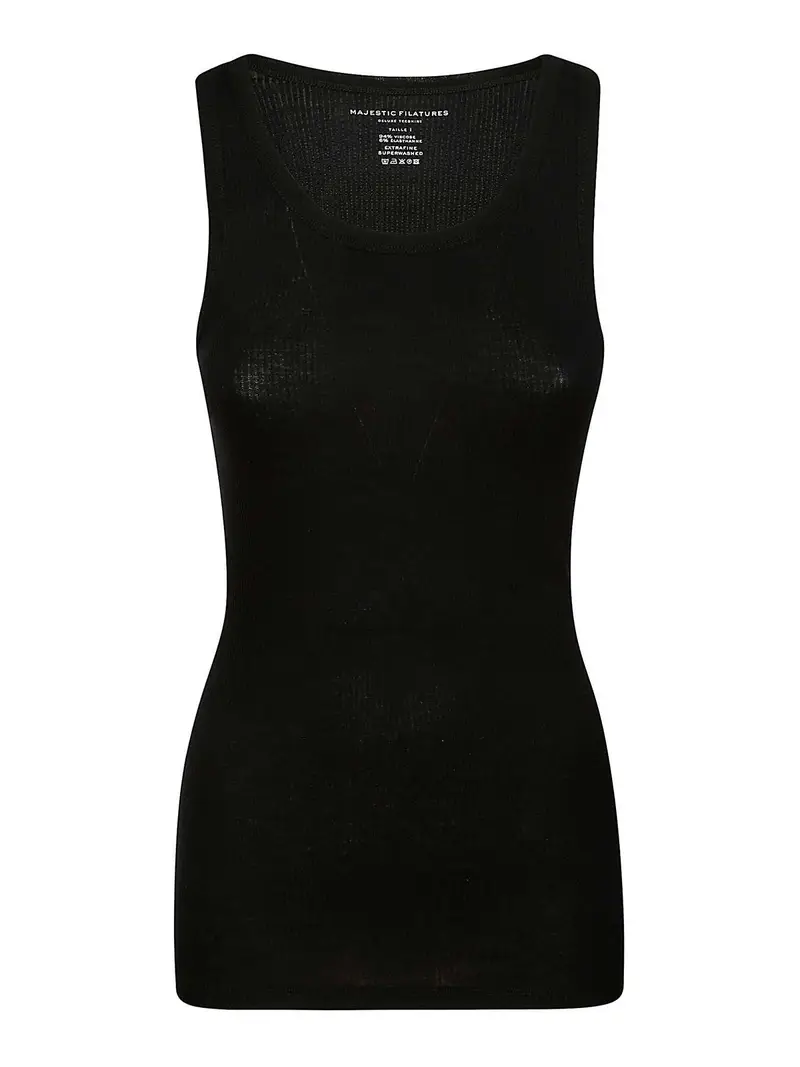 Majestic Filatures Top Nero 4127978