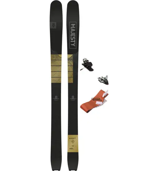 Set Supernova Carbon sci da scialpinismo+attacco+pelli Black