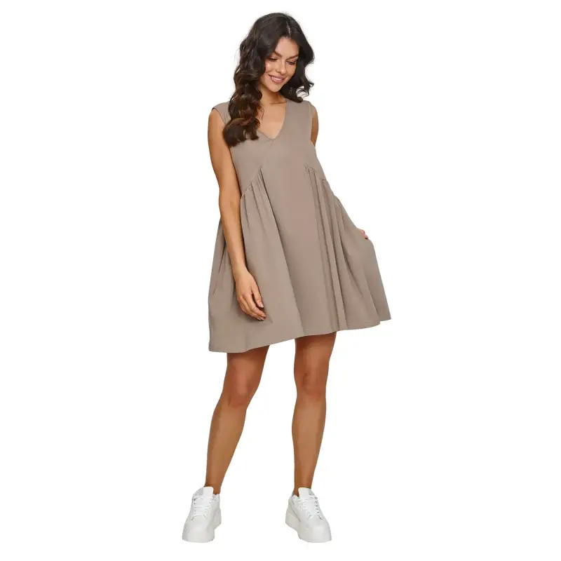 Abito plissettato donna Makadamia