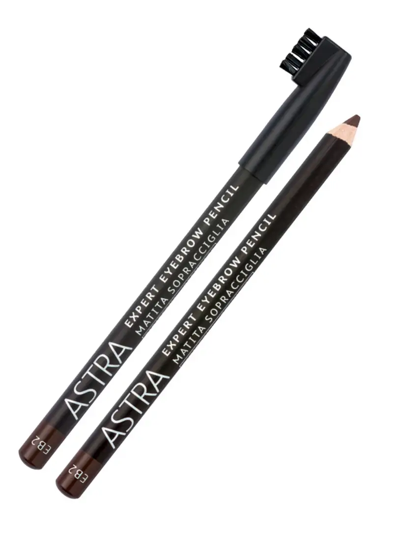 MAKE UP ASTRA, Expert Eyebrow Pencil - Astra Make-up, Donna, Marrone scuro, Taglia: FASUL