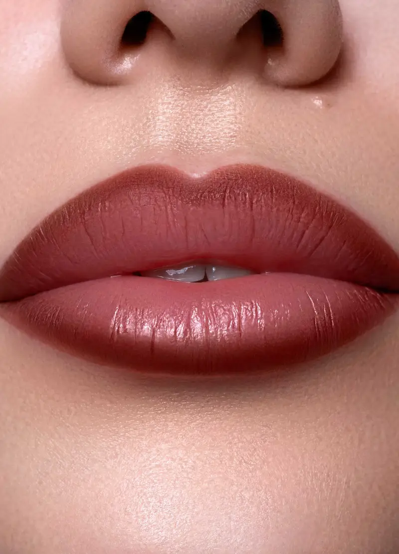 Gangsta Lips Peel Off Guaio, Donna, Marrone cioccolato miniatura 3