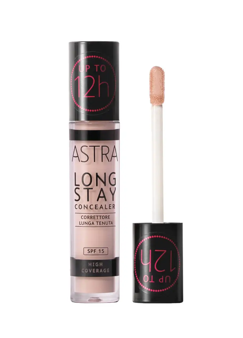 MAKE UP ASTRA, Long Stay Concealer - Astra Make-up, Donna, Bianco avorio, Taglia: FASUL