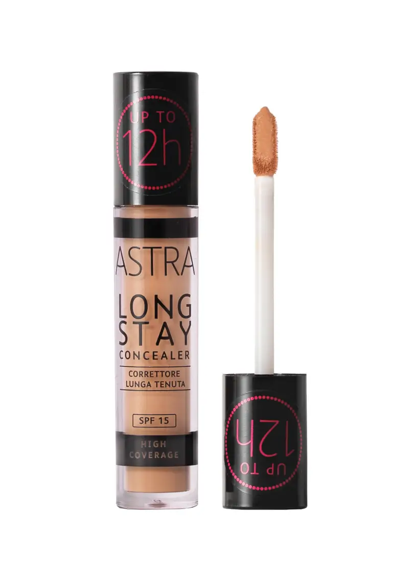 MAKE UP ASTRA, Long Stay Concealer - Astra Make-up, Donna, Giallo girasole, Taglia: FASUL
