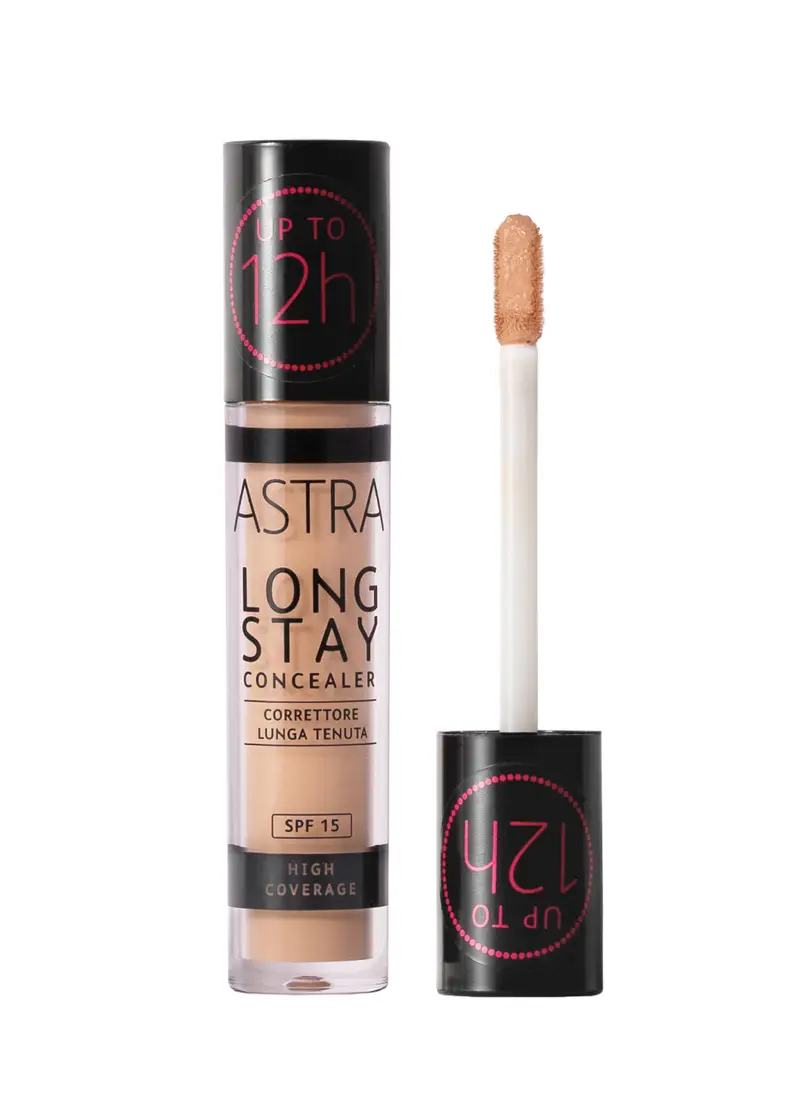 MAKE UP ASTRA, Long Stay Concealer - Astra Make-up, Donna, Giallo ocra, Taglia: FASUL