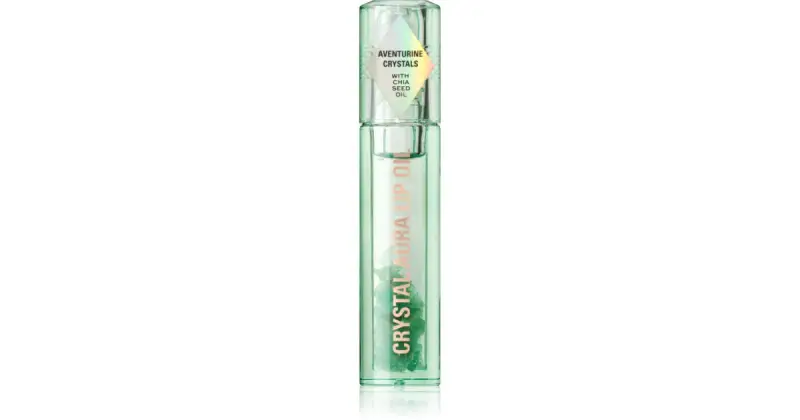 Crystal Aura olio labbra nutriente e idratante colore Aventurine Cucumber 2,5 ml